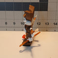 Load image into Gallery viewer, 3D Printed Articulated Steampunk Cat Cupid with Bow and Heart-Shaped Arrow