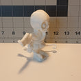 Load image into Gallery viewer, 3D Printed Articulating Skeleton Cupid Valentine Angel with Bow and Heart Shaped Arrow