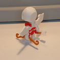 Load image into Gallery viewer, 3D Printed Articulated Skeleton Cupid with Bow and Heart-Shaped Arrow