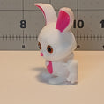 Load image into Gallery viewer, 3D Printed Articulated Bunny Keychain