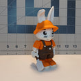 Load image into Gallery viewer, 3D Printed Posable Bunny Farmer