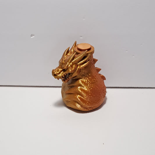 3D Printed Dragon Head Potion Bottle and Candle Holder