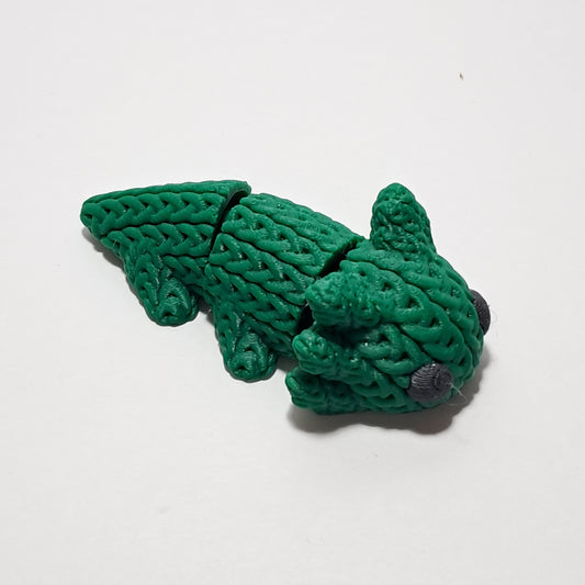 3D Printed Knit Texture Flexi Axolotl