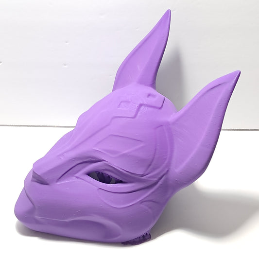 3D Printed Kitsune Anime Cosplay Mask