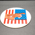 Load image into Gallery viewer, 3D Printed Liberty's Bold Emblem Decorative Round Plaque