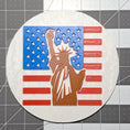 Load image into Gallery viewer, 3D Printed Liberty's Bold Emblem Decorative Round Plaque