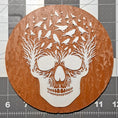 Load image into Gallery viewer, 3D Printed Bursting Skull Abstract 2D Art Plaque