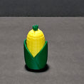 Load image into Gallery viewer, 3D Printed Corn Cob Fidget Clicker Keychain