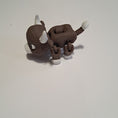 Load image into Gallery viewer, 3D Printed Posable Crochet Bull
