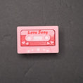 Load image into Gallery viewer, 3D Printed Love Song Cassette Clicker Keychain