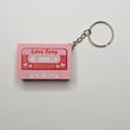 Load image into Gallery viewer, 3D Printed Love Song Cassette Clicker Keychain