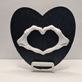 Load image into Gallery viewer, 3D Printed Bone Heart Plaque