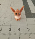 Load image into Gallery viewer, 3D Printed Crochet Eevee Keychain