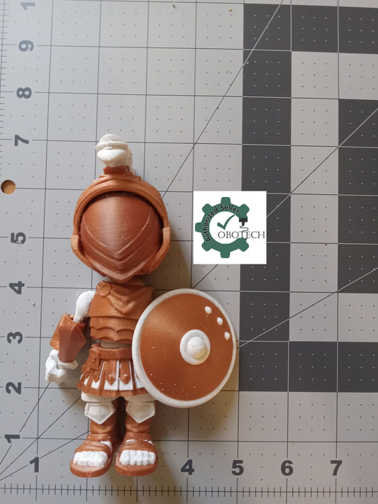 3D Printed Articulating Bone Knight