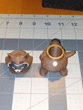 Load image into Gallery viewer, 3D Printed Articulating Tail Racoon Keychain with Storage