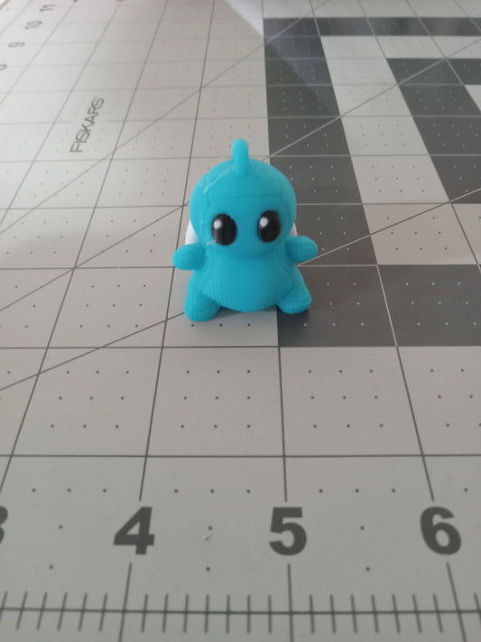 3D Printed Crochet Squirtle Keychain