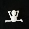 Load image into Gallery viewer, 3D Printed Articulating Skeleton Keychain