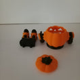 Load image into Gallery viewer, 3D Printed Articulating Robot Pumpkin Flameless Tealight Holder