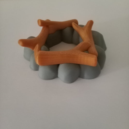 3D Printed Ghost Campfire Scene