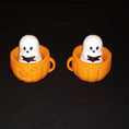 Load image into Gallery viewer, 3D Printed Twisty Ghost in Pumpkin Cup