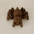 Load image into Gallery viewer, 3D Printed Articulating Jumping Spider Keychain or Ornament