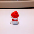 Load image into Gallery viewer, 3D Printed Cute Ghost with Twisty Head Ornament or Keychain