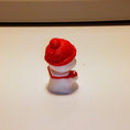 Load image into Gallery viewer, 3D Printed Cute Ghost with Twisty Head Ornament or Keychain