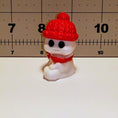 Load image into Gallery viewer, 3D Printed Cute Ghost with Twisty Head Ornament or Keychain