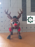 Load image into Gallery viewer, Posable 3D Printed Reindeer