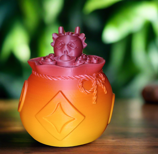 3D Printed Lucky Dragon Piggy Bank