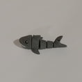 Load image into Gallery viewer, 3D Printed Articulating Shark Keychain
