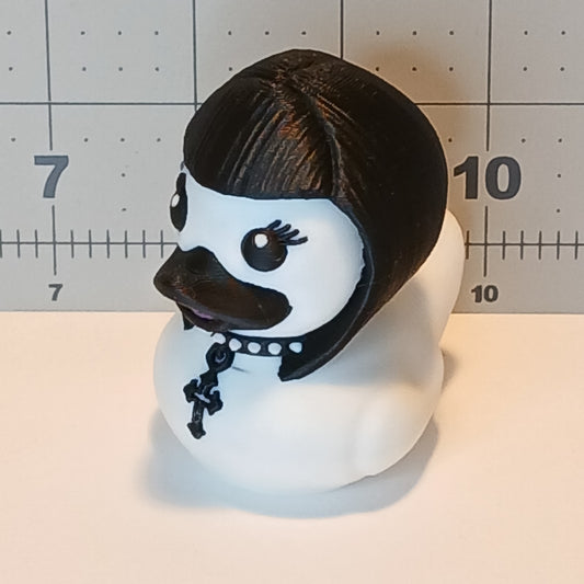 3D Printed Goth Inspired Duck