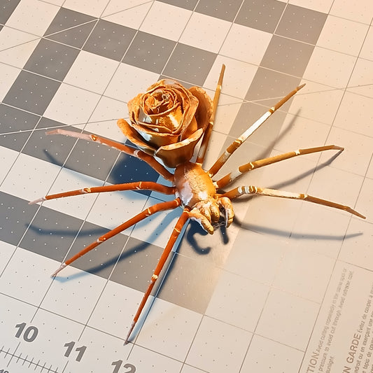 3D Printed Rose Spider