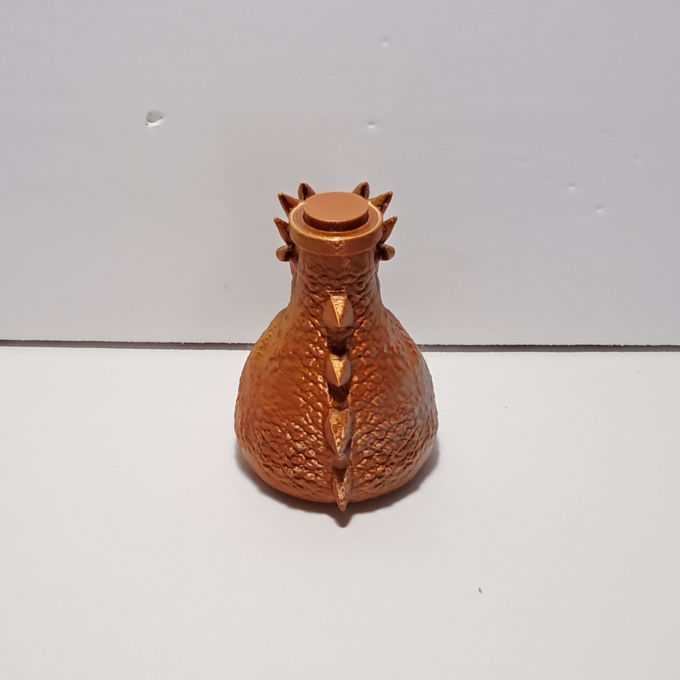 3D Printed Dragon Head Potion Bottle and Candle Holder