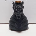 Load image into Gallery viewer, 3D Printed Dragon Head Potion Bottle and Candle Holder
