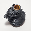 Load image into Gallery viewer, 3D Printed Dragon Head Potion Bottle and Candle Holder
