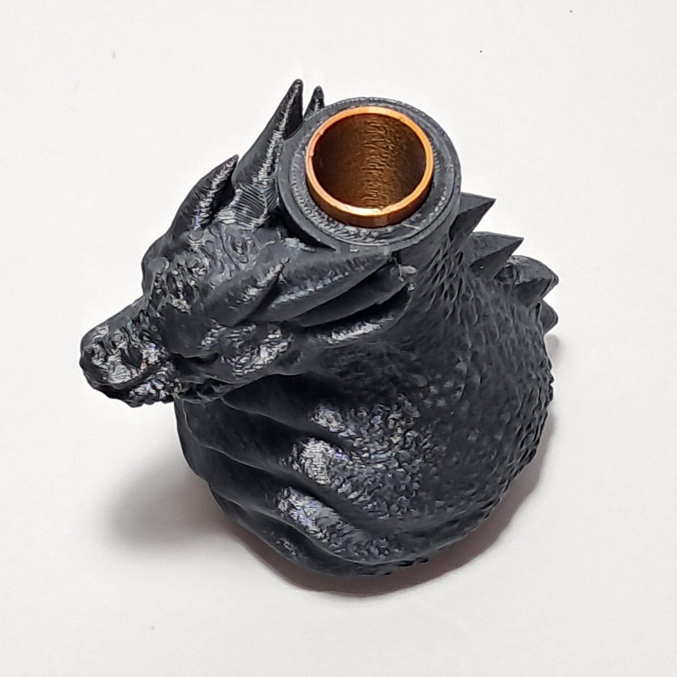 3D Printed Dragon Head Potion Bottle and Candle Holder