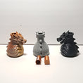 Load image into Gallery viewer, 3D Printed Dragon Head Potion Bottle and Candle Holder
