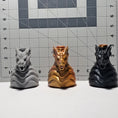 Load image into Gallery viewer, 3D Printed Dragon Head Potion Bottle and Candle Holder
