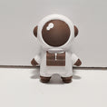 Load image into Gallery viewer, 3D Printed Astronaut Storage Keychain
