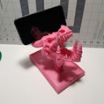 Load image into Gallery viewer, 3D Printed Dragons Hoard Phone Stand and Storage
