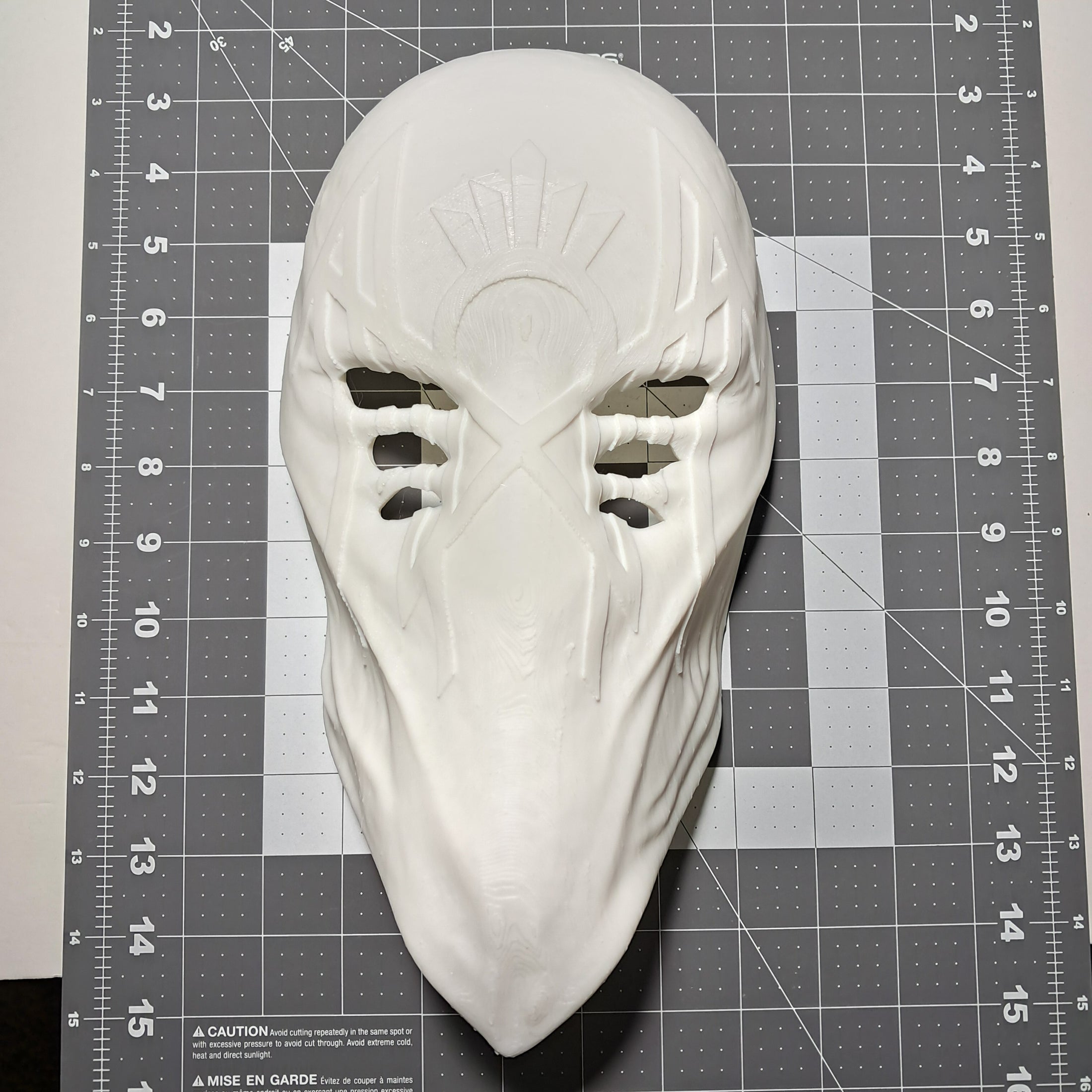 3D Printed Inspired Replica Fan Art Long Mask for Cosplay ©2024