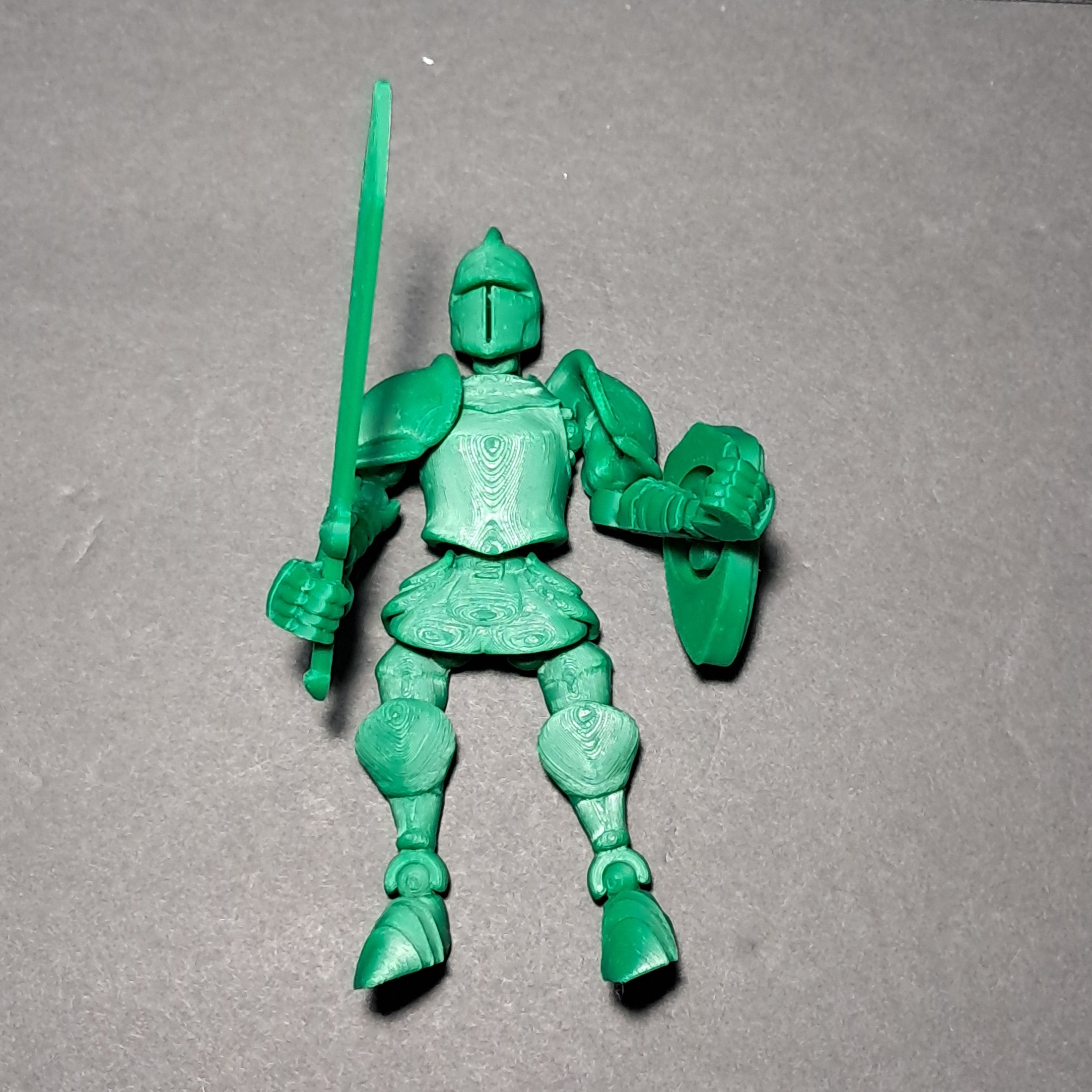 3D Printed Articulated Posable Dummy Knight