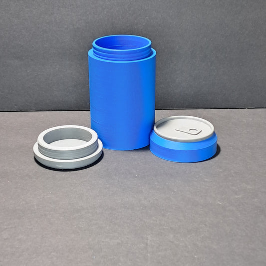 3D Printed Novelty Can Double Storage Container