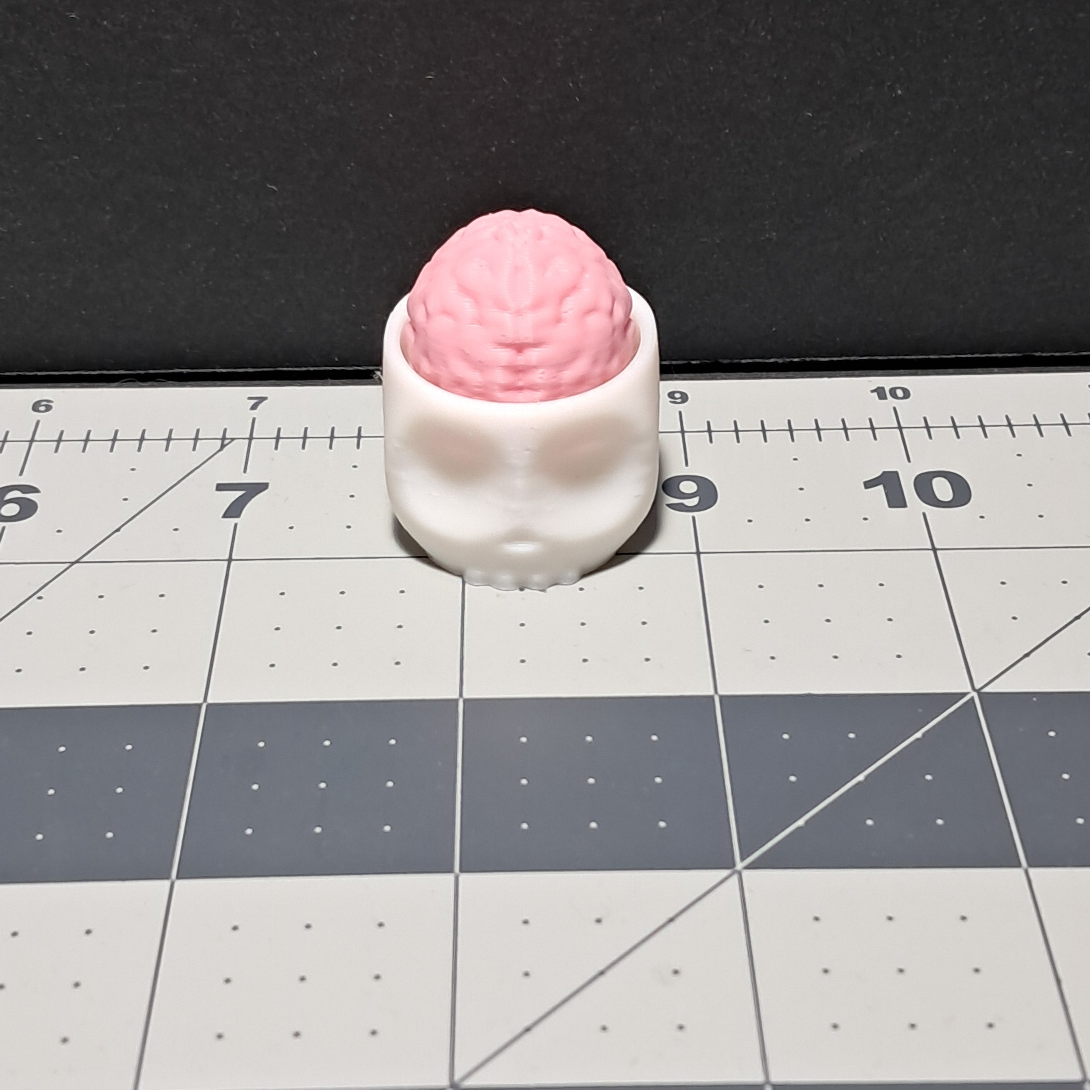 3D Printed Skull Cap Fidget Clicker