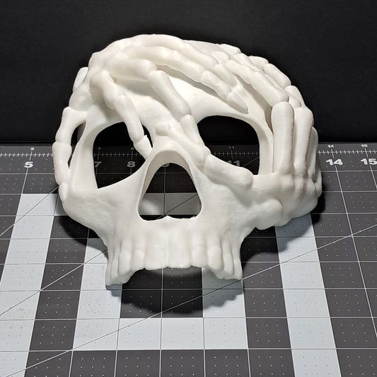 3D Printed Skeleton Hands Skull Mask