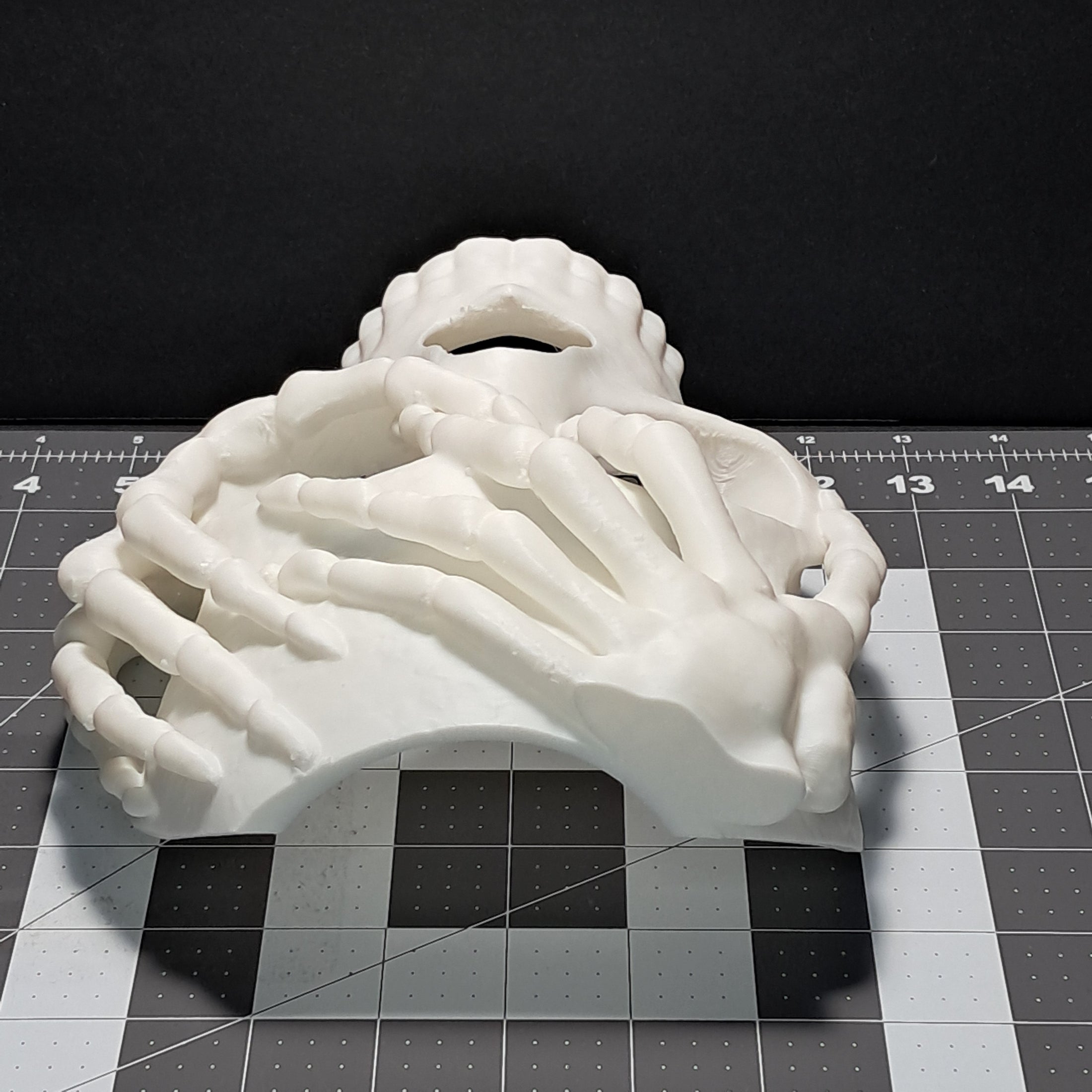 3D Printed Skeleton Hands Skull Mask