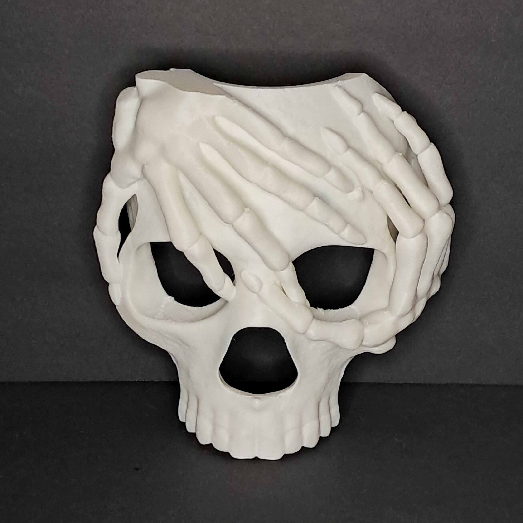 3D Printed Skeleton Hands Skull Mask