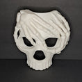 Load image into Gallery viewer, 3D Printed Skeleton Hands Skull Mask
