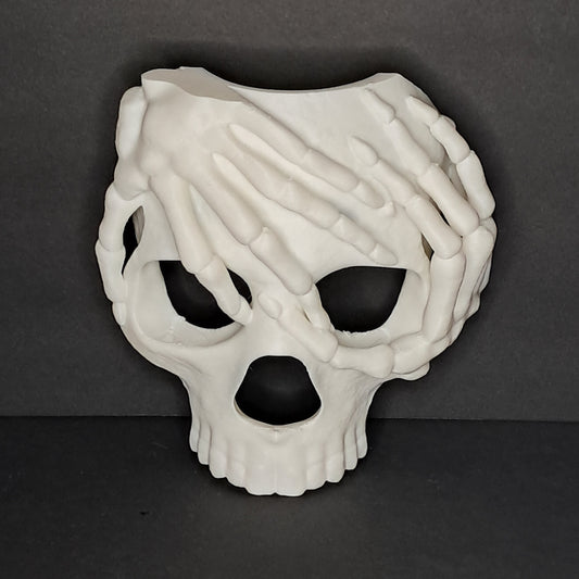 3D Printed Skeleton Hands Skull Mask